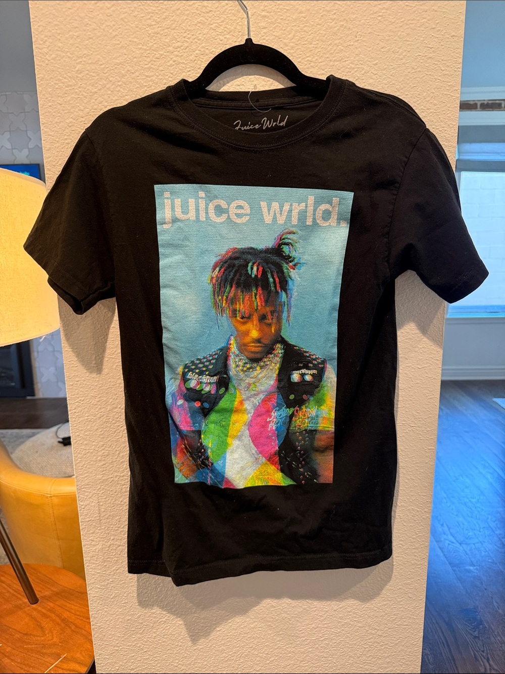 Juice Wrld Black Short-Sleeve Graphic Tee